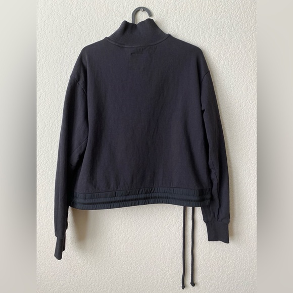 Thom Krom Relaxed Mock Neck Cotton Sweatshirt - Picture 3 of 7